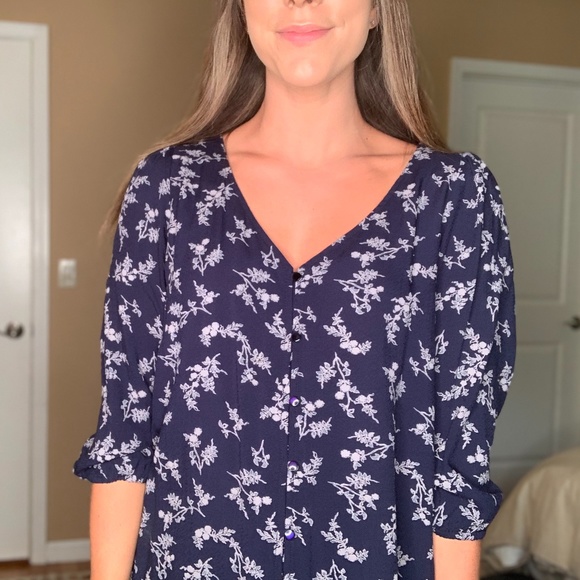 Hinge Floral Long Sleeve Shirt - Picture 1 of 5